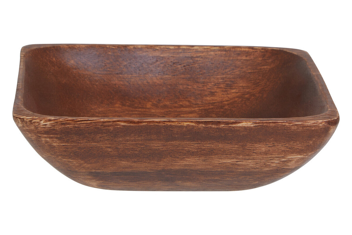 Acacia Wood Small Square Serving Bowl
