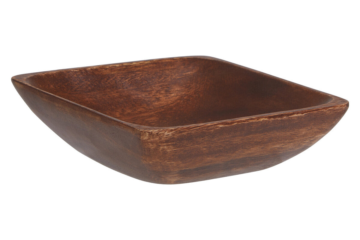 Acacia Wood Small Square Serving Bowl