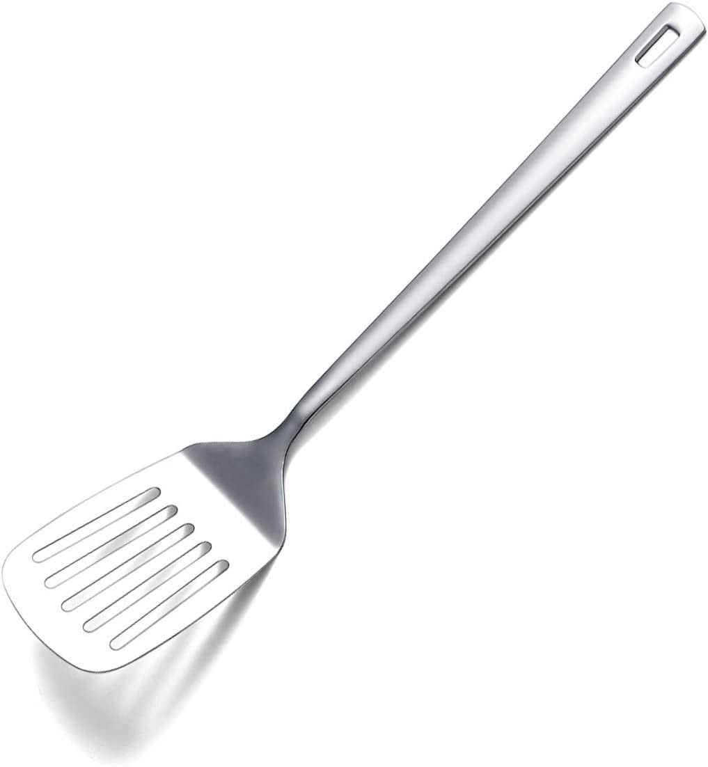 Stainless Steel Cooking Utensils Set, 13 Pieces Kitchen Utensils Set – Includes Heat-Resistant and Non-Stick Tools, Utensil Holder, Dishwasher Safe, and Easy to Clean