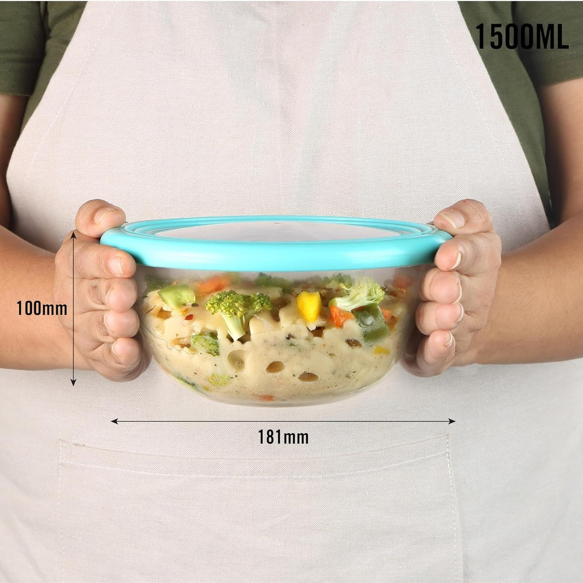 Toughened Glass Mixing Bowl Set