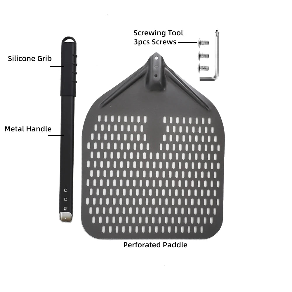 Aluminium Pizza Peel & Turning Paddle