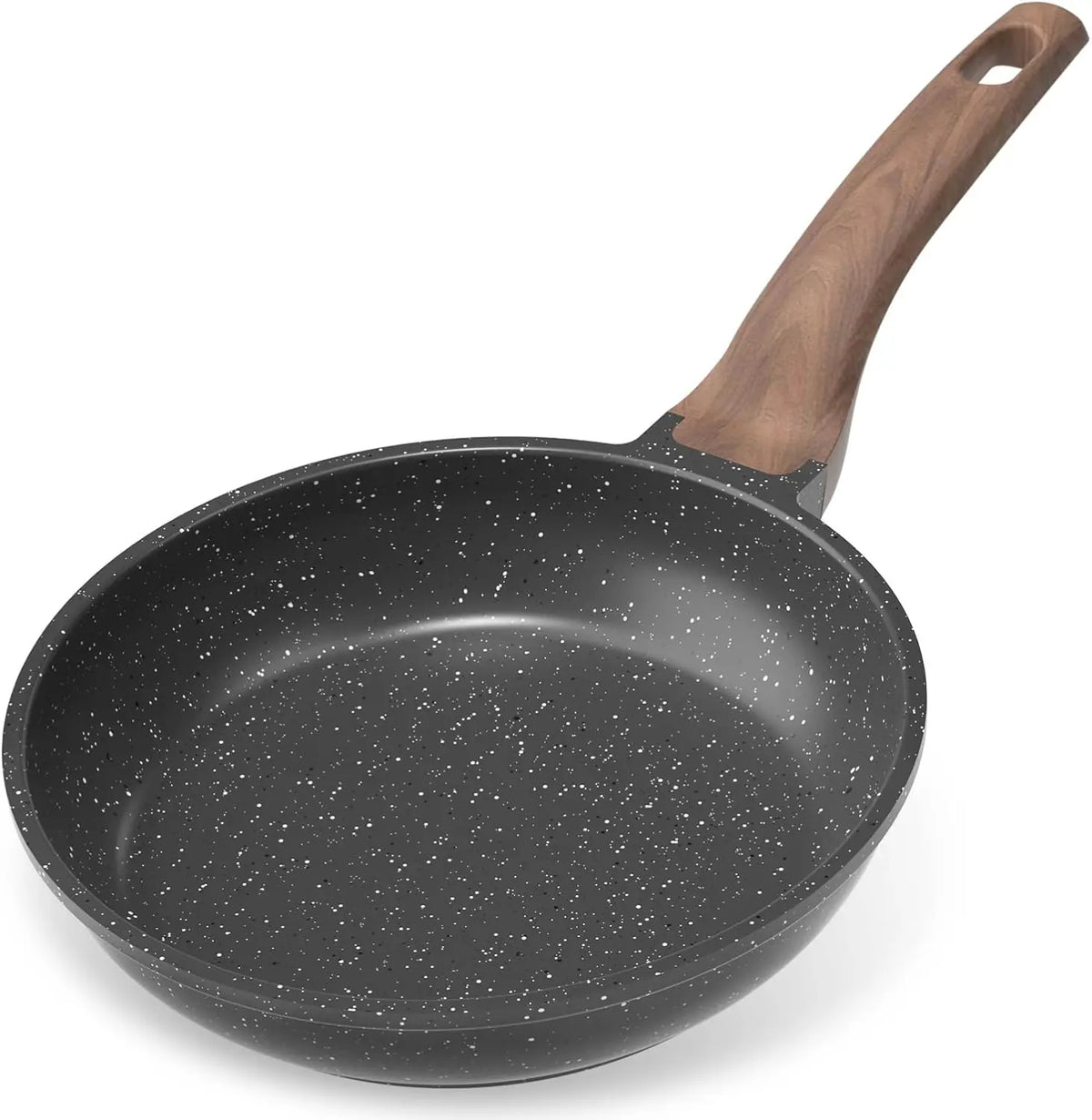 Granite Non-Stick Frying Pan – Small Granite-Coated Skillet – Great for Eggs, Pancakes & Quick Breakfasts (20cm)