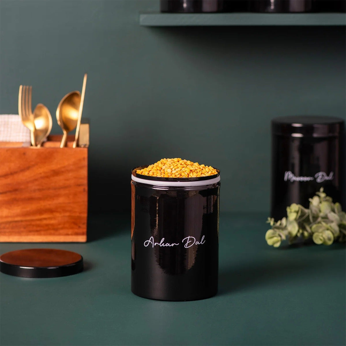 Jars Canister Set of 8 for Daals and Pulses Kitchen Storage