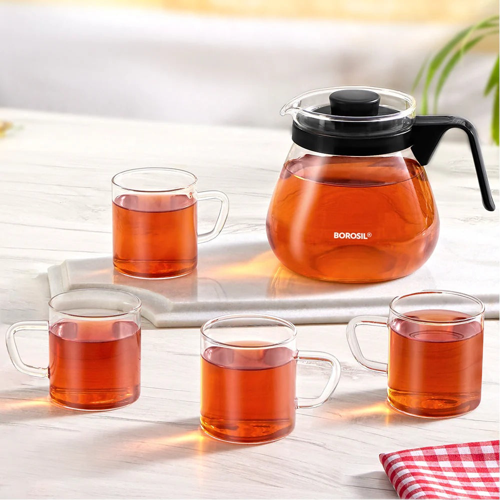 Prime Tea Set 1L Teapot + 190 ml×4 Cups
