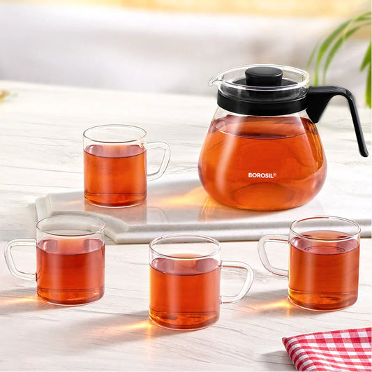 Prime Tea Set 1L Teapot + 190 ml×4 Cups