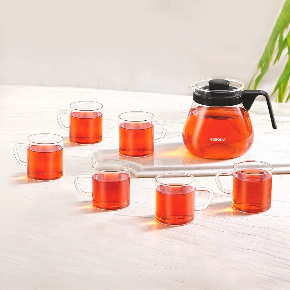 Prime Tea Set 1L Teapot + 190 ml×6 Cups