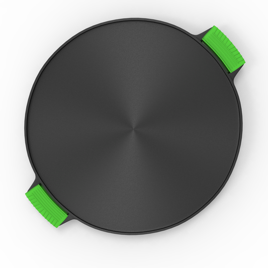 Pre-Seasoned Cast Iron Smooth Surface Tawa for Dosa With Silicon Handle Cover, Iron Cookware for Kitchen