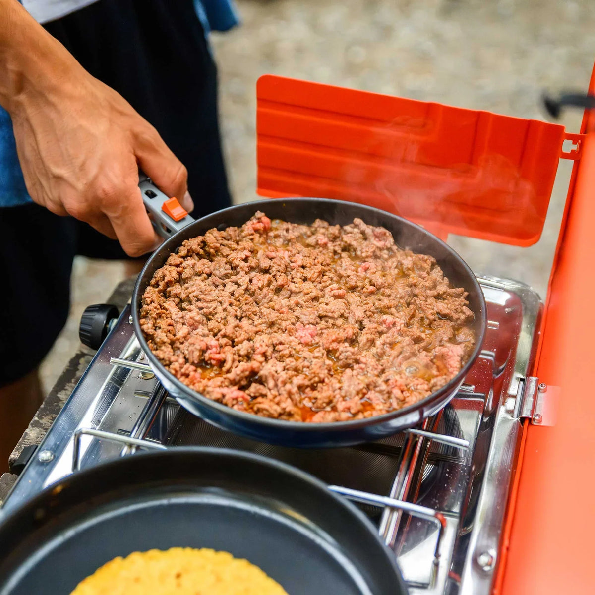 Ceramic Outdoor Cooking Set for 4 People