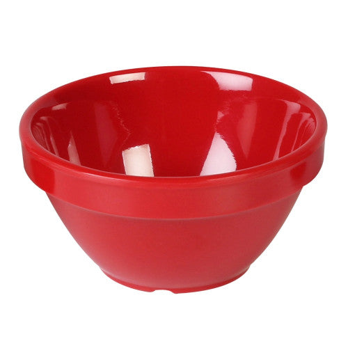 Melamine Pure Red Smooth Bouillon Cup 237ml / 8oz - Pack of 12