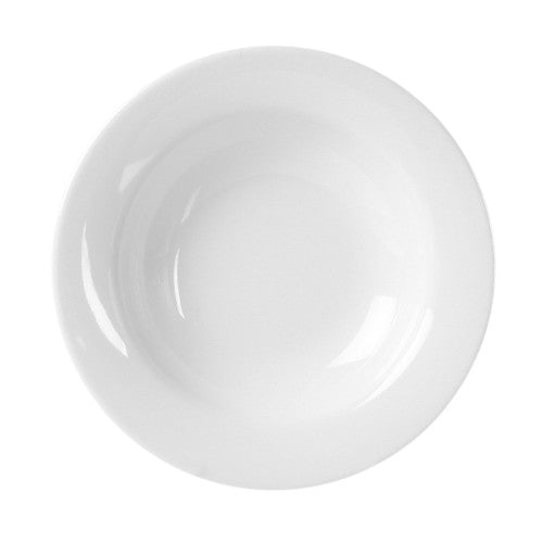 Wide Rim Melamine White Salad Bowl 237ml / 8oz - Pack of 12
