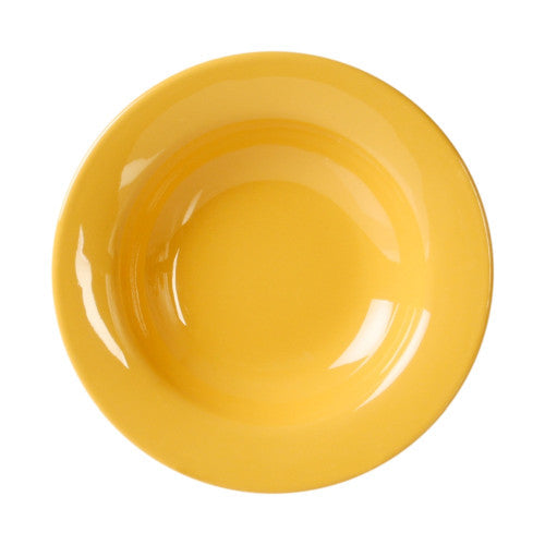 Wide Rim Melamine Yellow Salad Bowl 237ml / 8oz - Pack of 12