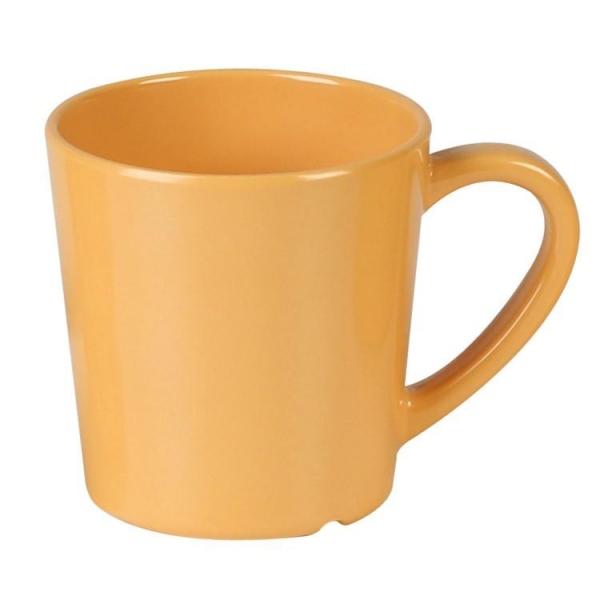 Smooth Melamine Mug - Pack of 12 207ml Yellow