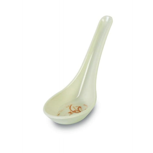Asian-Style Melamine Won Ton Soup Spoon - Pack of 12