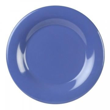 Wide Rim Melamine Plates - Pack of 12 Purple