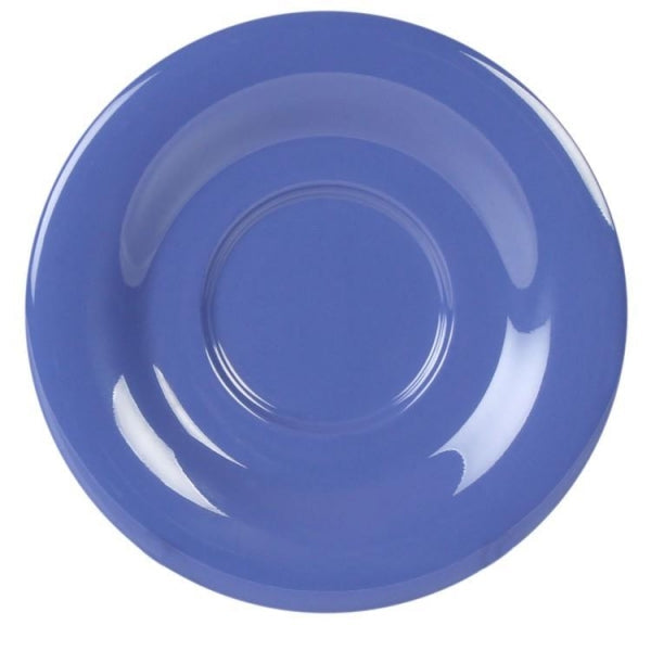 Melamine Saucer for Bouillon Cup, Salad Bowl, Bulbous Mug and Stacking Cup - Pack of 12 Purple