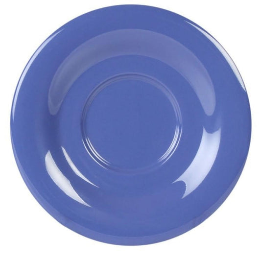 Melamine Saucer for Bouillon Cup, Salad Bowl, Bulbous Mug and Stacking Cup - Pack of 12 Purple
