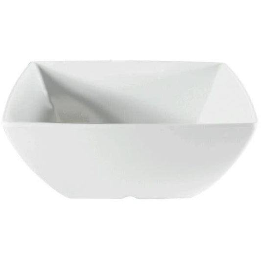 Classic Square Melamine White Bowl 1800ml / 60oz - Pack of 12 Default Title