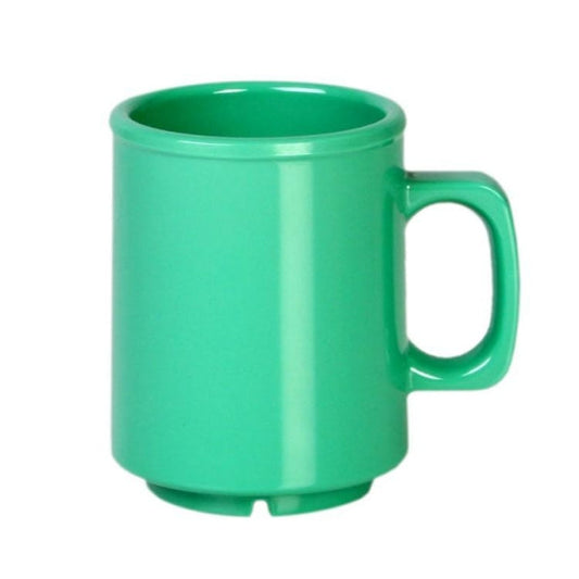 Smooth Melamine Mug - Pack of 12 237ml Green