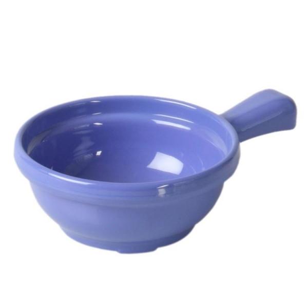 Melamine Purple Soup Bowl with Handle - Pack of 12 Default Title