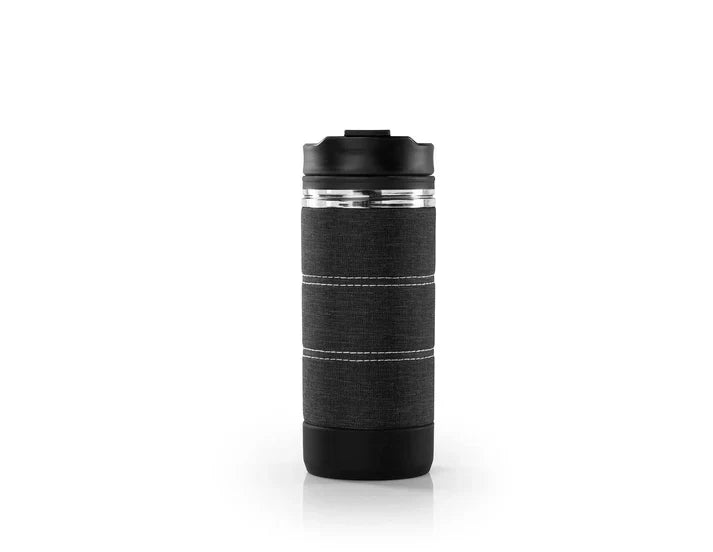 Portable Coffee Press Mug 15 fl oz Black