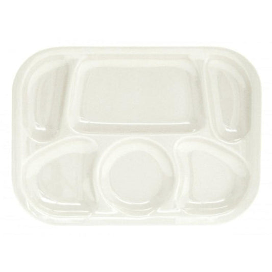White Compartment Tray 330mm x 241mm - Pack of 12 Default Title