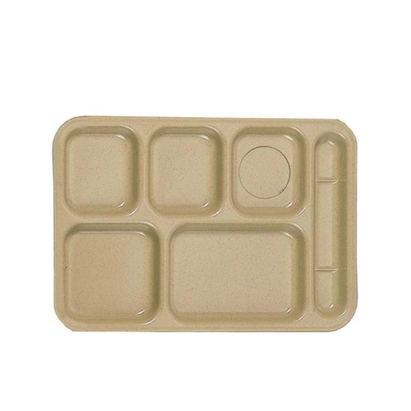 Compartment Tray 368mm x 254mm Sand - Pack of 12 Right Handed