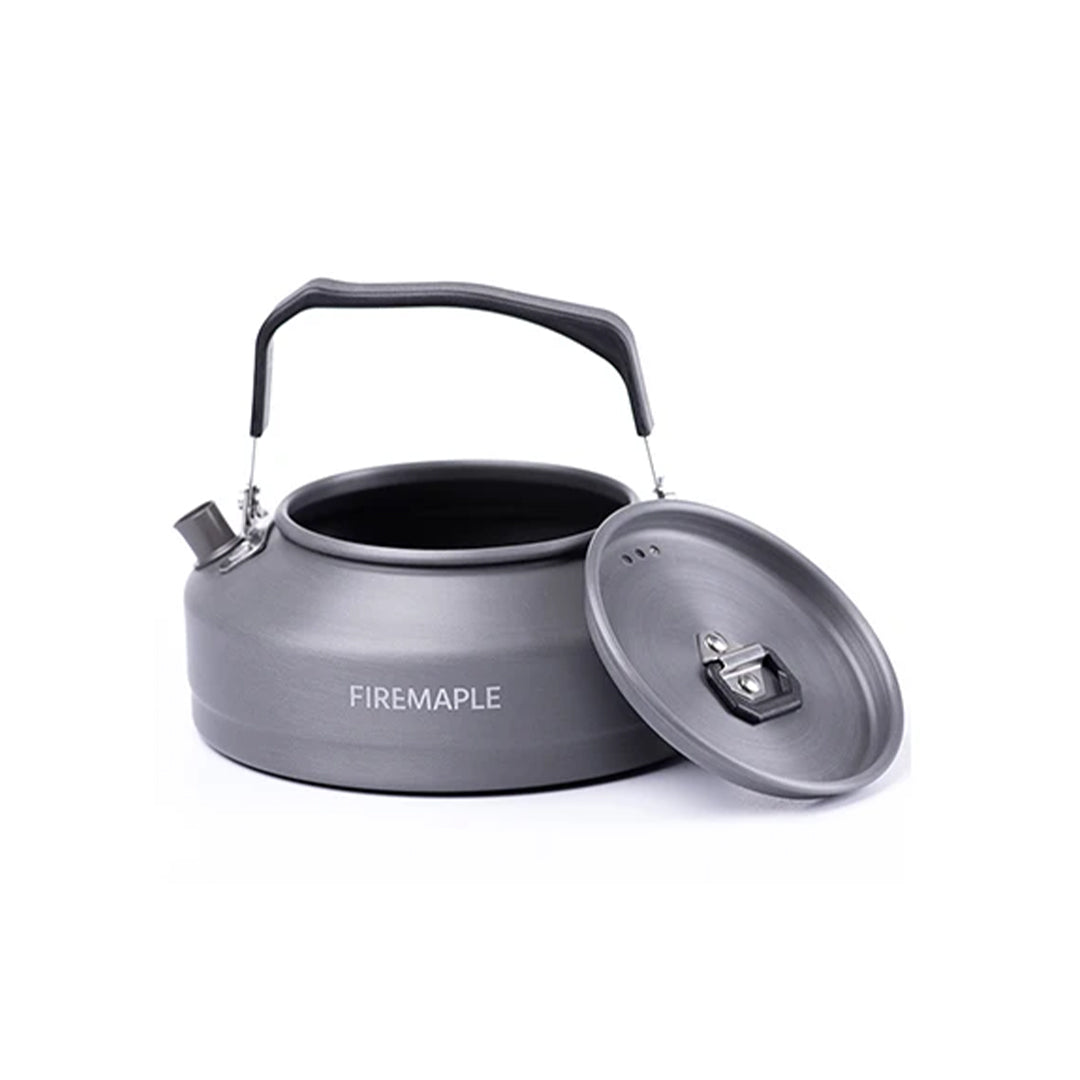 Aluminium Kettle 0.8L Black Handle