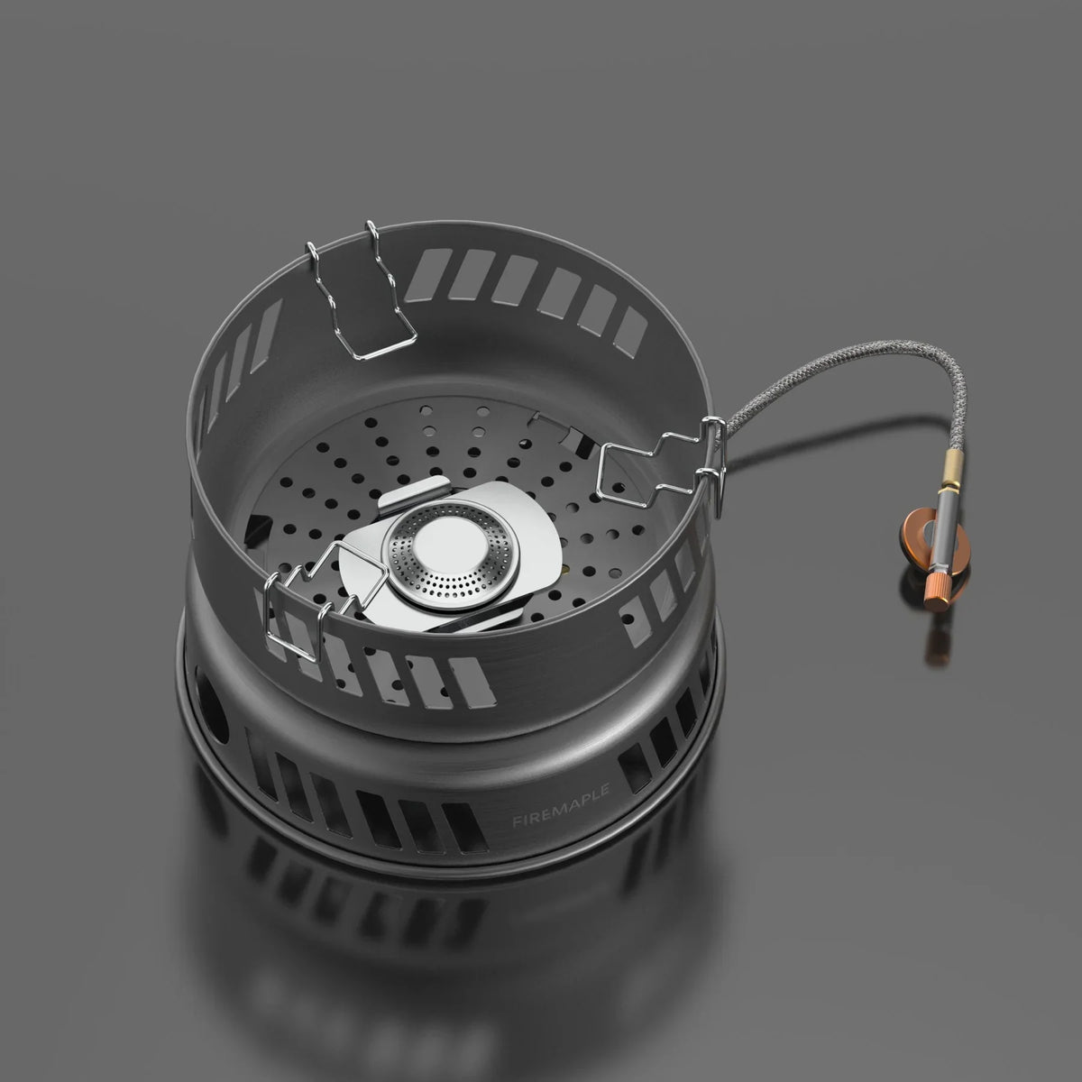Cooking Kit with Pots and Pans with Gas Burner