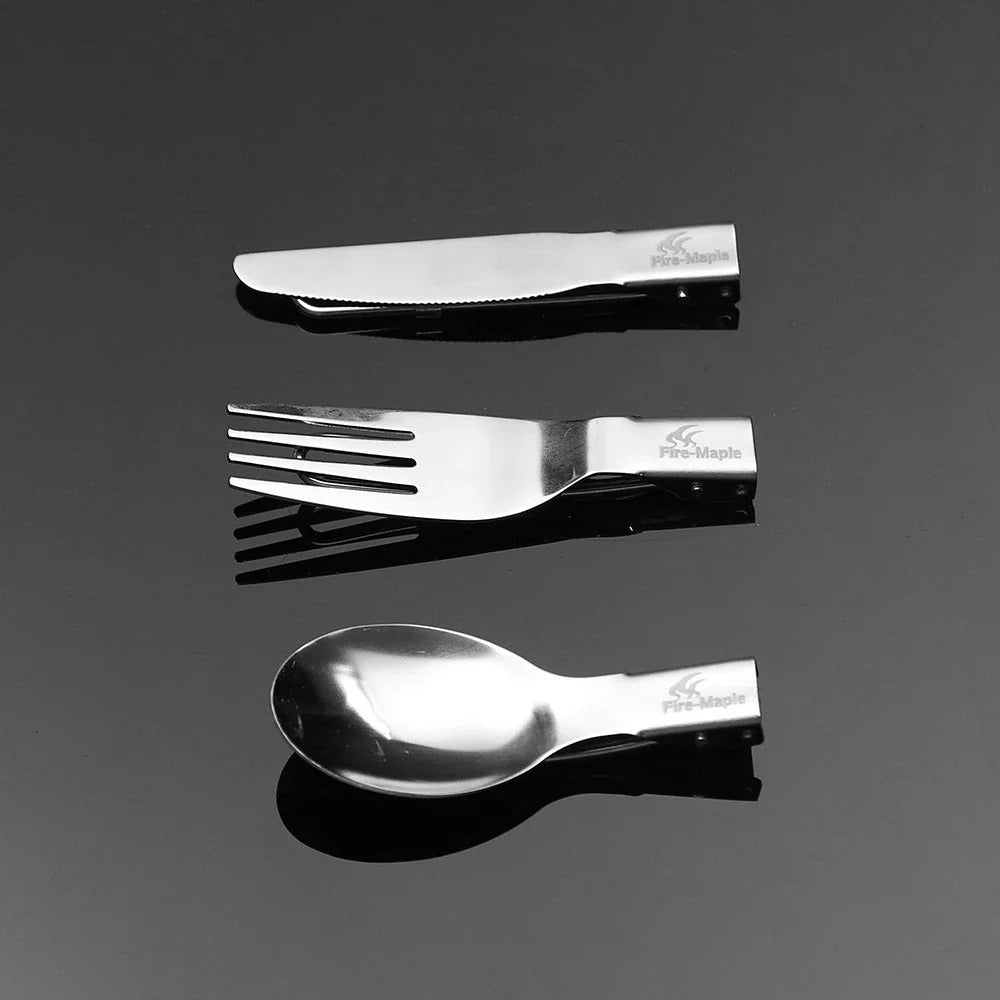 Stainless Folding Cutlery Set