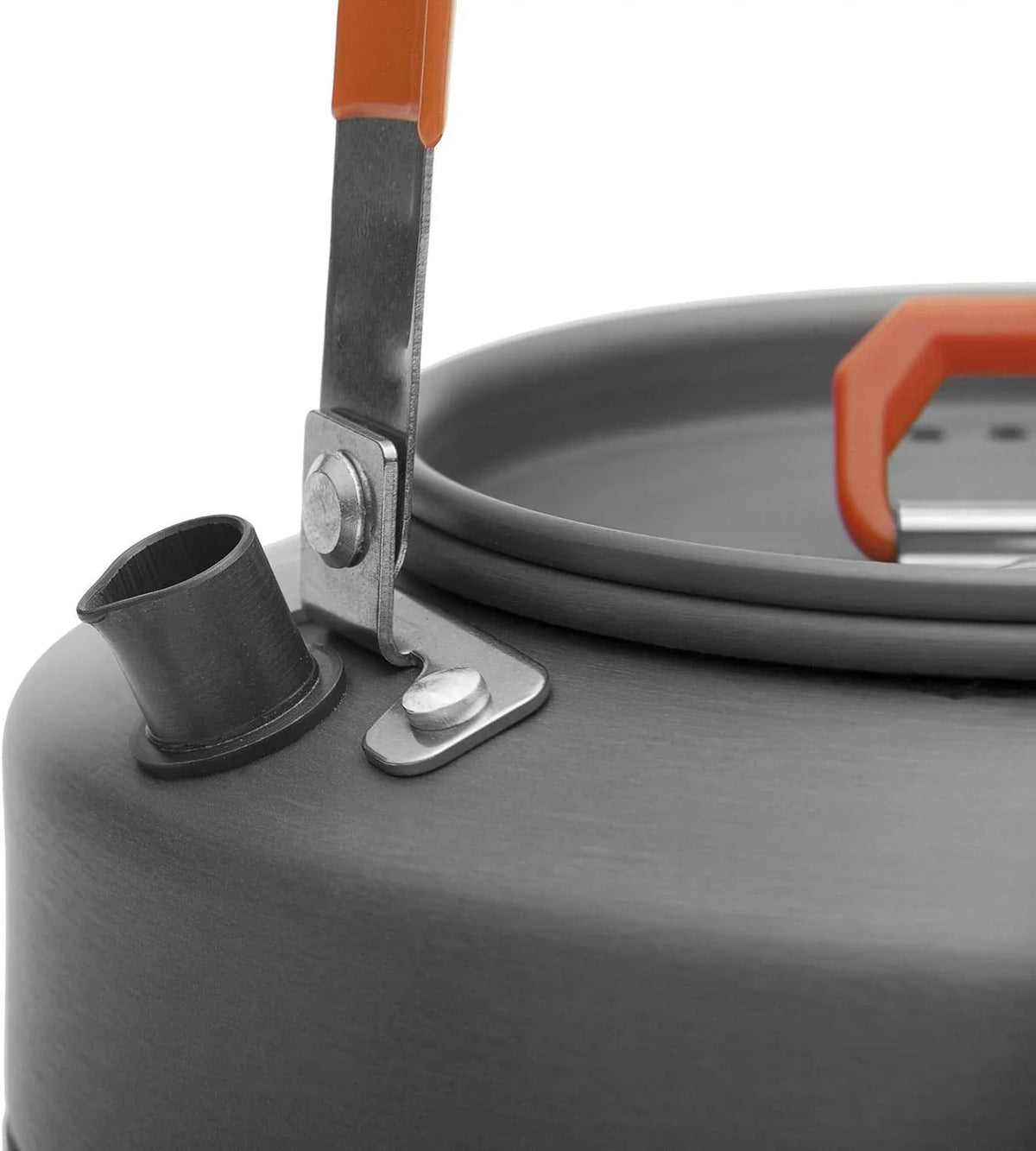 Aluminium Kettle 0.8L Black Handle