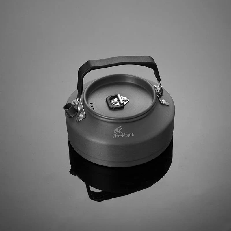 Aluminium Kettle 0.8L Black Handle