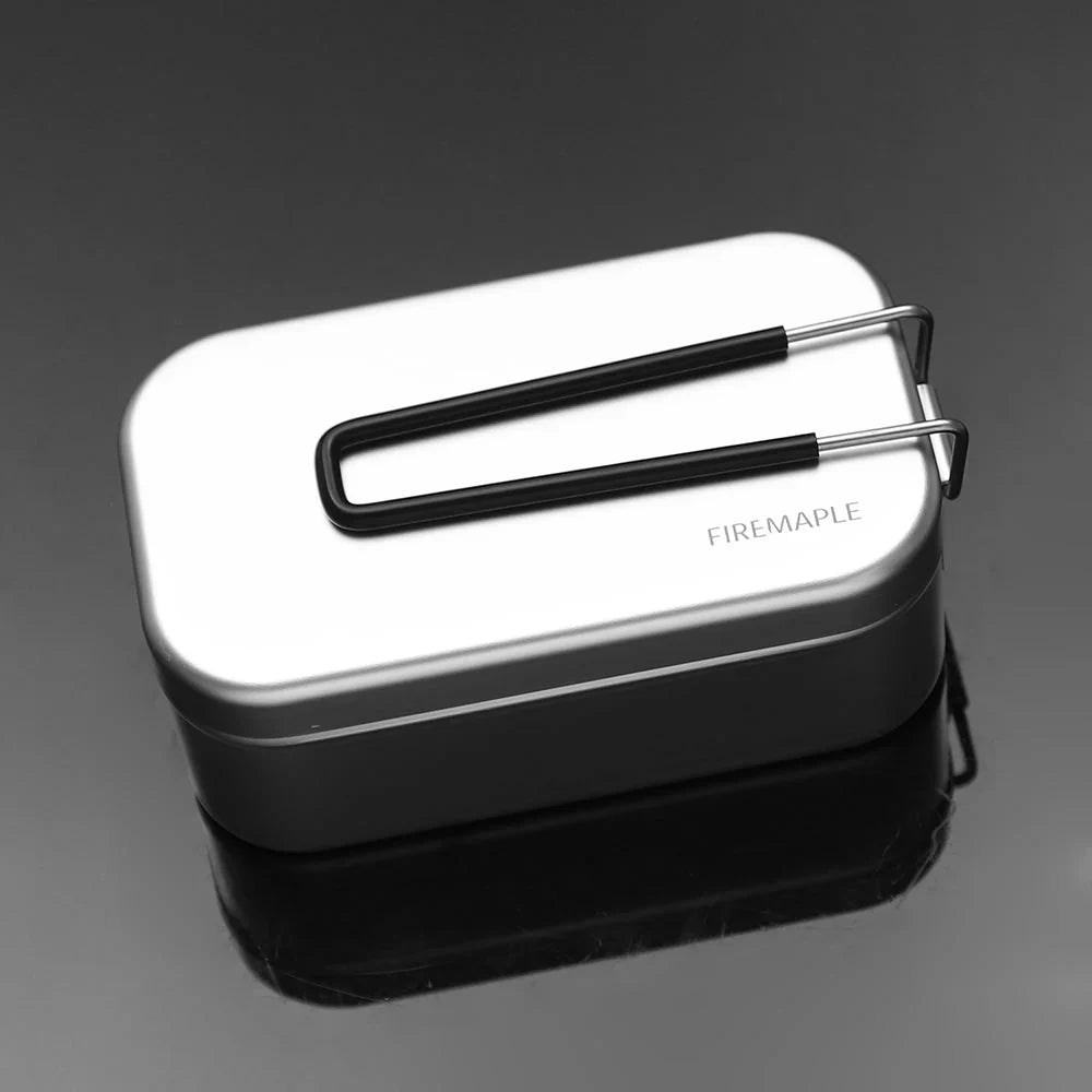 Aluminium Utensil 0.8L Aluminium Lunch Box / Billycan