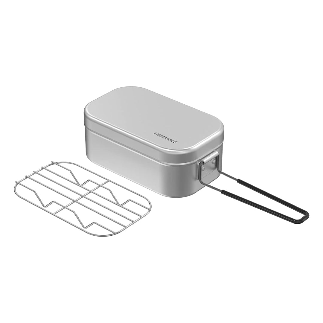 Aluminium Utensil 0.8L Aluminium Lunch Box / Billycan