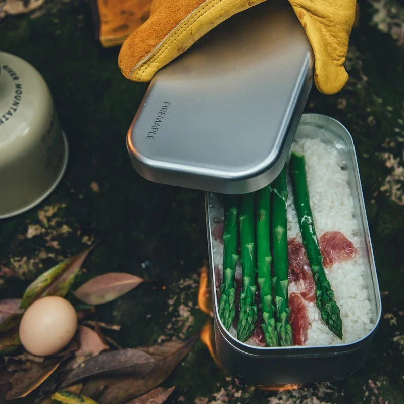 Aluminium Utensil 0.8L Aluminium Lunch Box / Billycan
