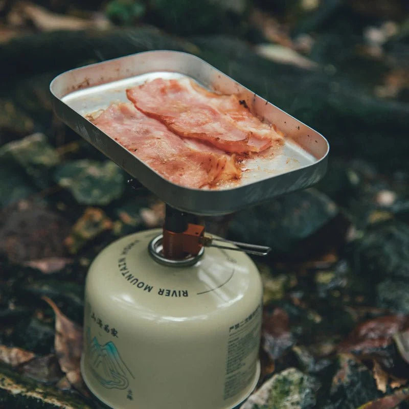 Aluminium Utensil 0.8L Aluminium Lunch Box / Billycan