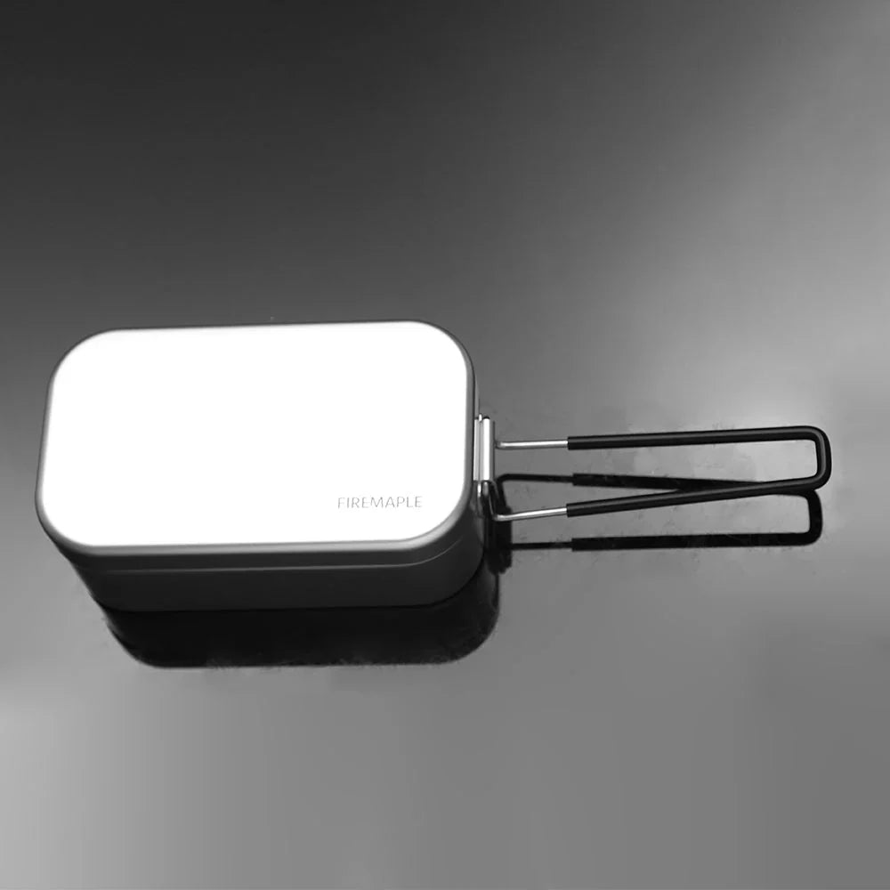 Aluminium Utensil 0.8L Aluminium Lunch Box / Billycan