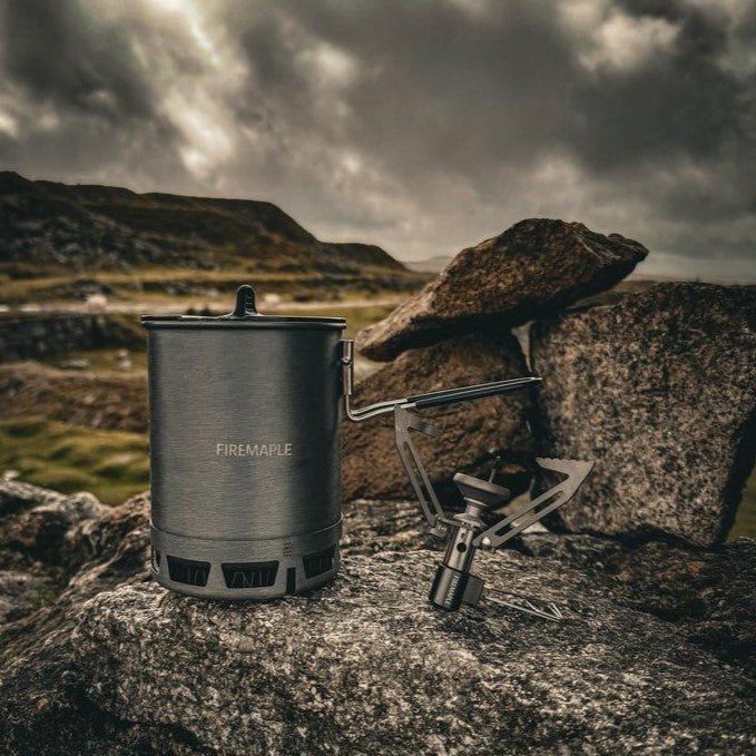 Cooking system with Stove with Hornet ii stove