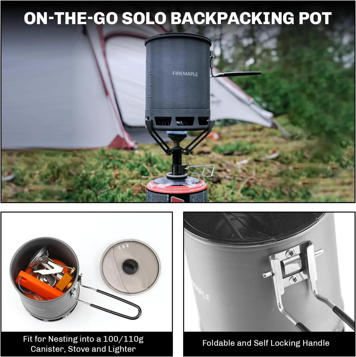 Cooking set with Greenpeak stove