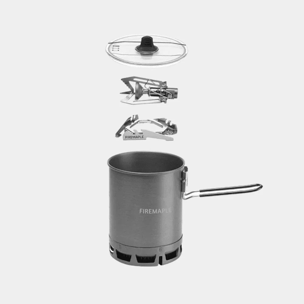 Cooking system with Stove with Hornet ii stove