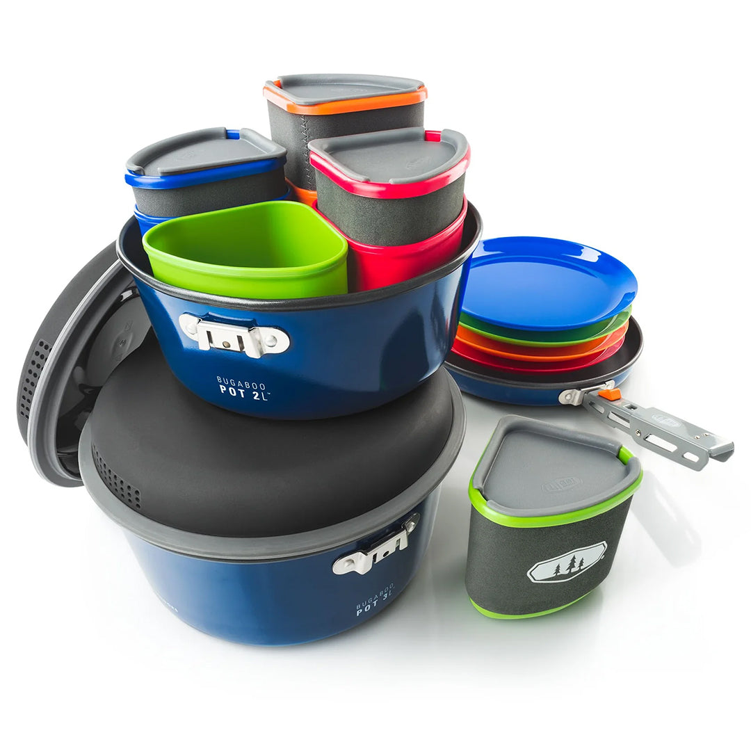 Ceramic Outdoor Cooking Set for 4 People
