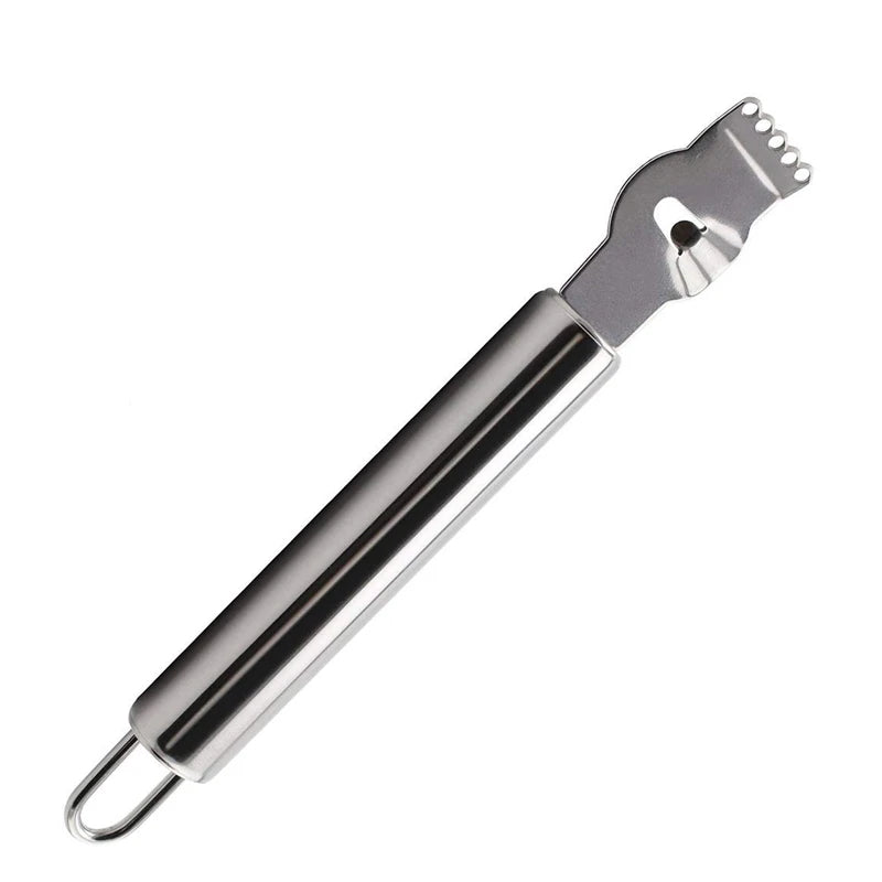 Stainless Steel Lemon Zester with Channel Knife & Hanging Loop – Citrus Zester Grater – Ideal for Lemon, Lime & Orange Zest Default Title