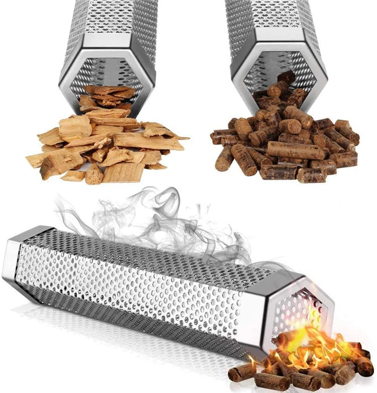 12-Inch Stainless Steel BBQ Pellet Smoker Tube