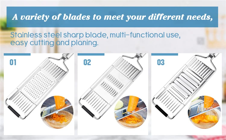 4-in-1 Stainless Steel Vegetable Slicer