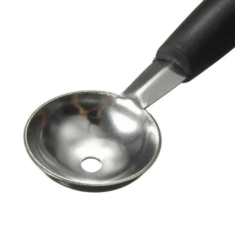 Double Ended Stainless Steel Melon Baller – Fruit & Ice Cream Ball Scoop – Best for Fruit Salads, Desserts & Garnishes