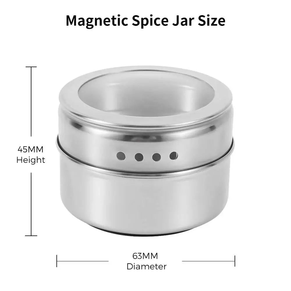 Magnetic Spice Jars
