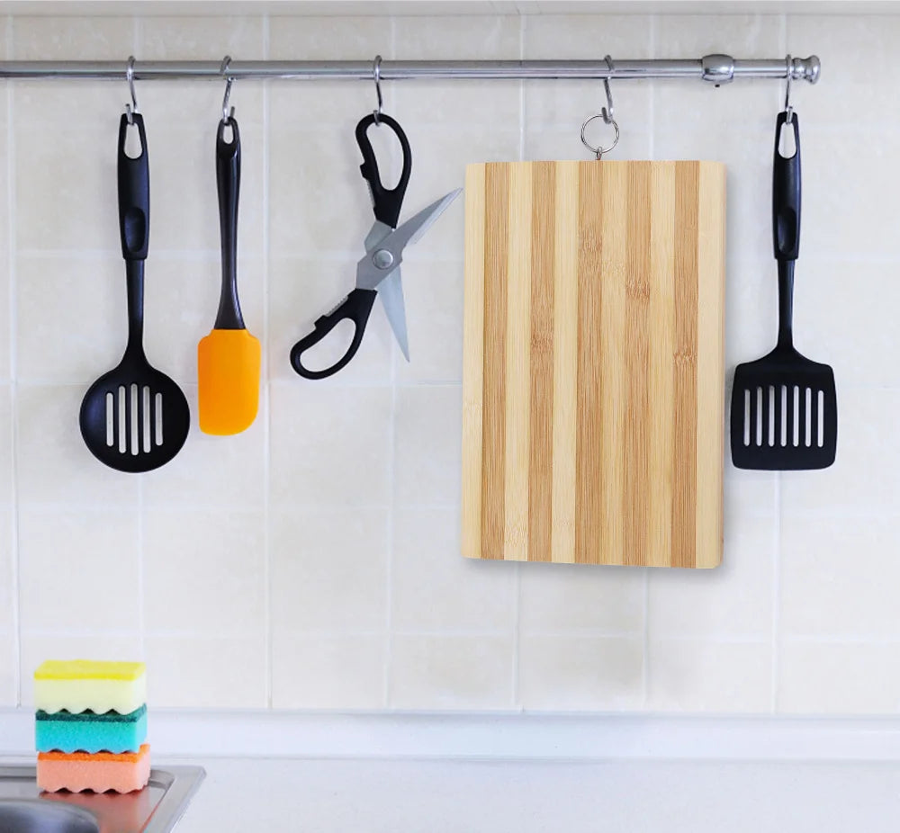 Eco-Friendly Bamboo Cutting Board – Durable Wooden Board for Effortless Cutting & Slicing Cheese & Everyday Kitchen Tasks