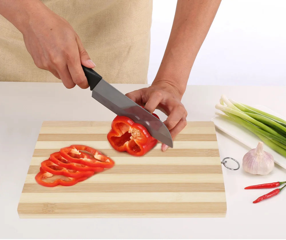 Eco-Friendly Bamboo Cutting Board – Durable Wooden Board for Effortless Cutting & Slicing Cheese & Everyday Kitchen Tasks