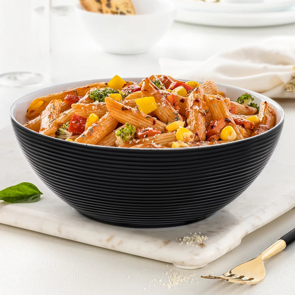 Black Serving Bowl
