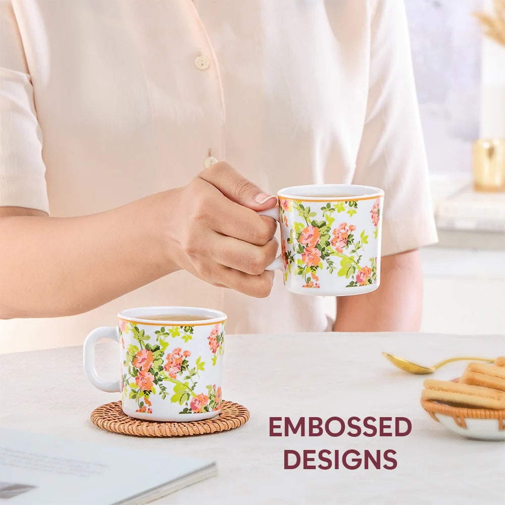 Amora Opalware Mug Set of 6
