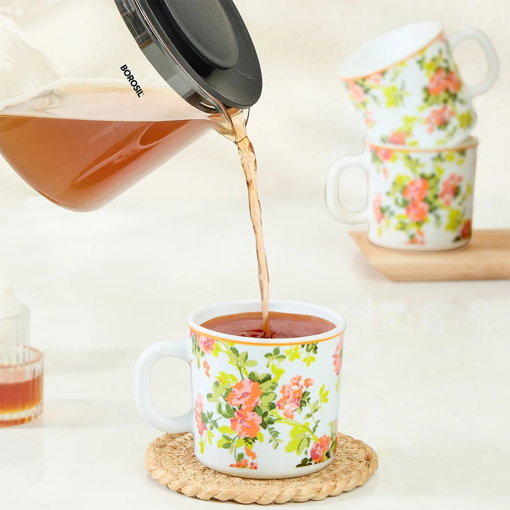 Amora Opalware Mug Set of 6